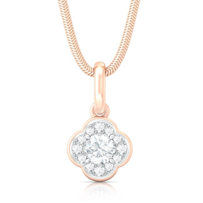Eternity Blossoms Diamond Pendants