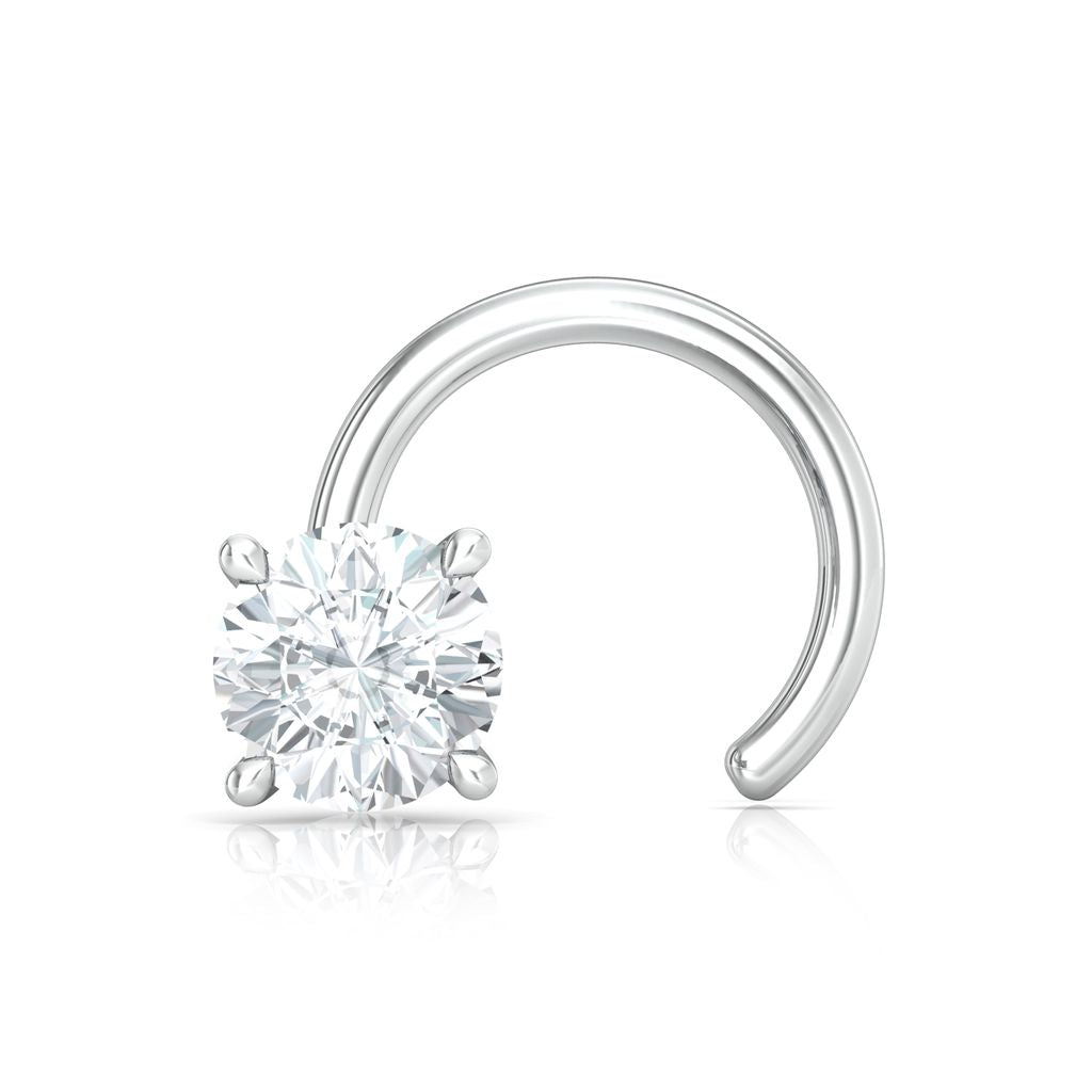 Sassy Solitaire Diamond Nose Pins