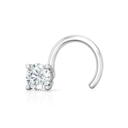 Solitaire Extraordinaire Diamond Nose Pins