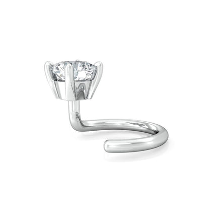 Solitaire Extraordinaire Diamond Nose Pins