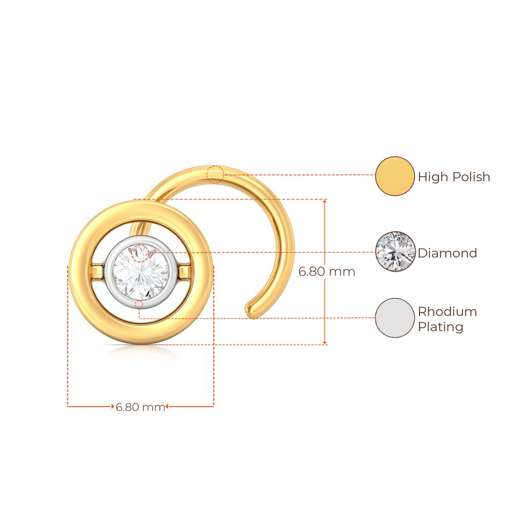 Orb-licious Diamond Nose Pins