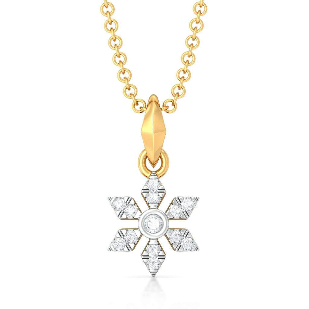 Crochet Cluster Diamond Pendants