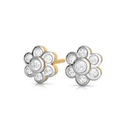 Topsy Curvy Diamond Earrings