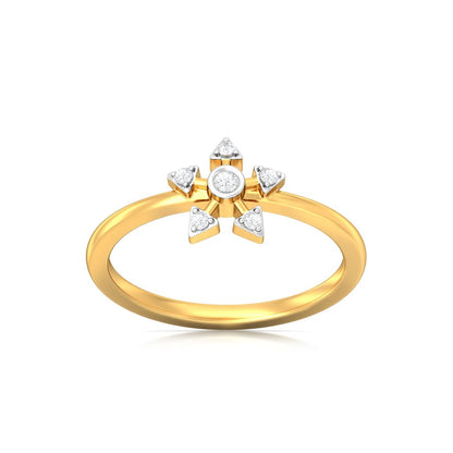 Paddle Wheel Cradle Diamond Rings