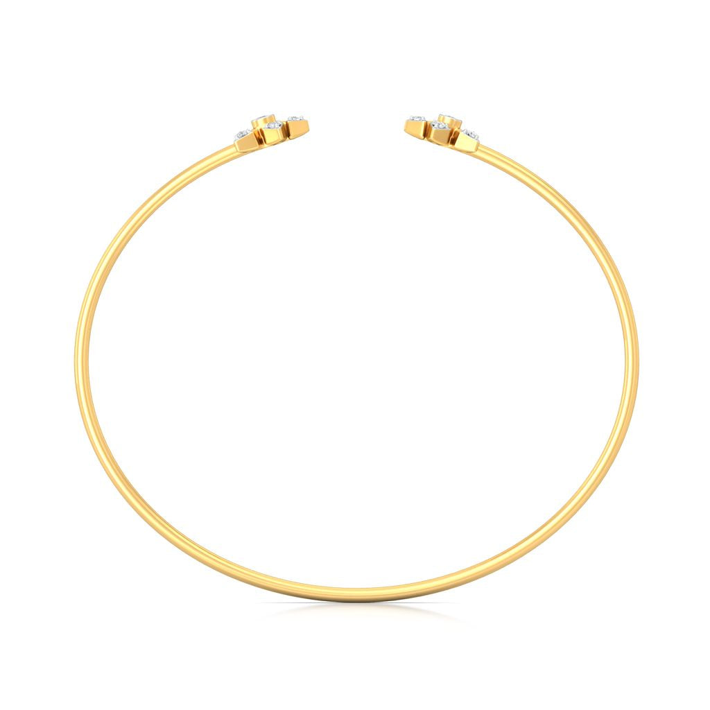 Paddle Wheel Cradle Diamond Bangles