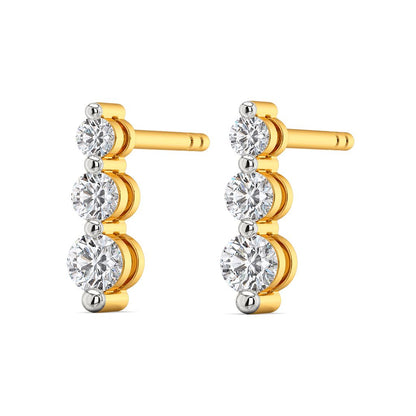 Troika Pact Diamond Earrings