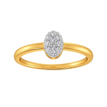 Oval Oath Diamond Rings