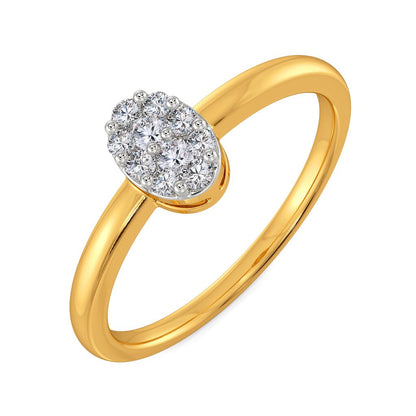 Oval Oath Diamond Rings