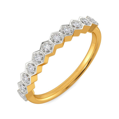 Edgy Emote Diamond Rings