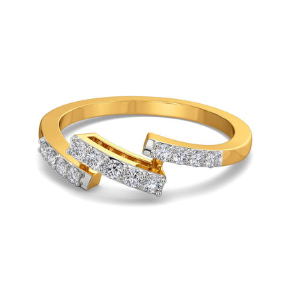 Slant Dance Diamond Rings