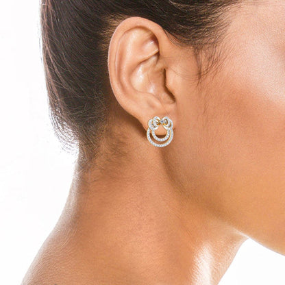 Bow Blends Diamond Earrings