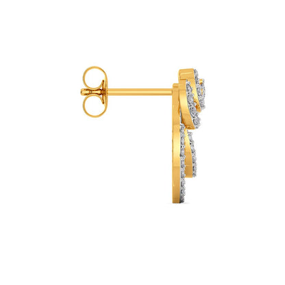 Bow Blends Diamond Earrings