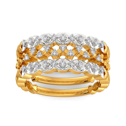 Glimmer Glam Diamond Rings