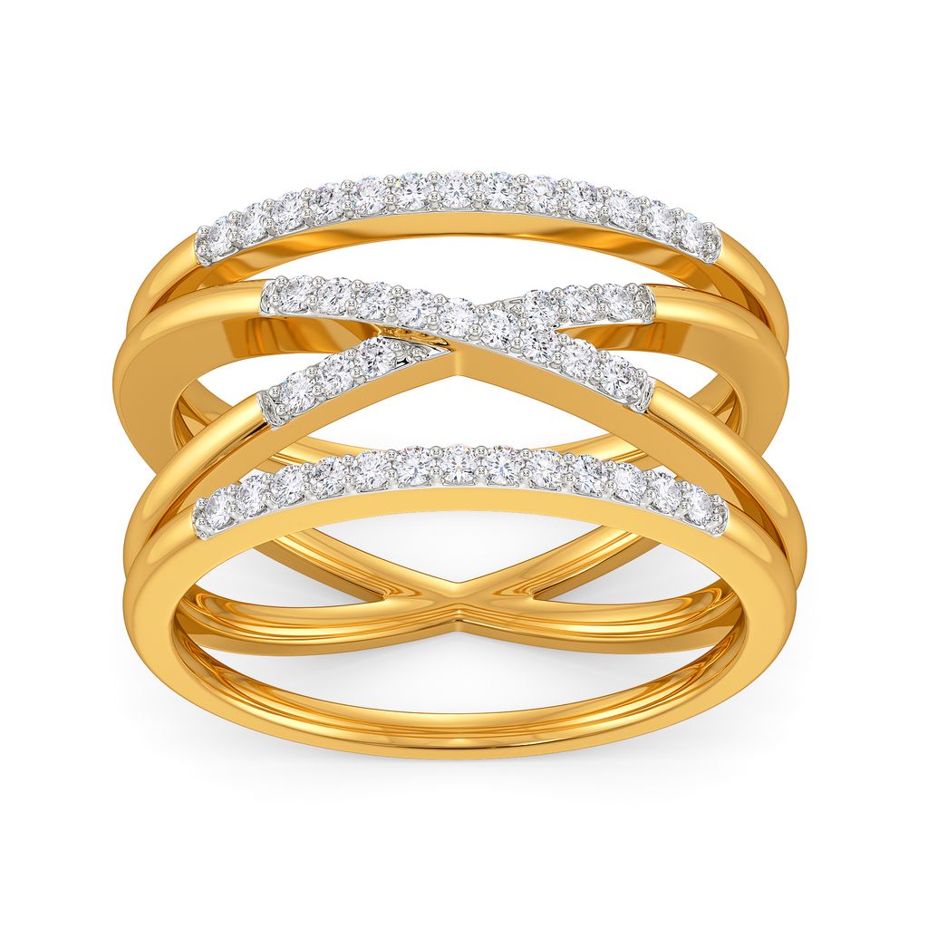 Cross Coruscant Diamond Rings