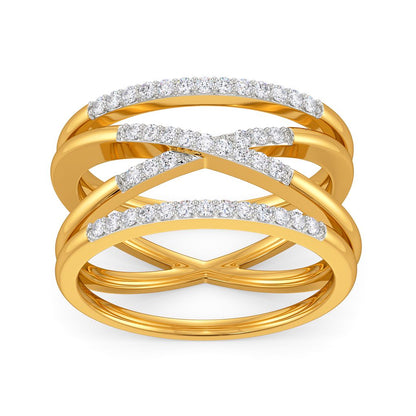 Cross Coruscant Diamond Rings