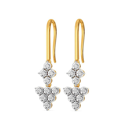 Glitzy Pop Diamond Earrings