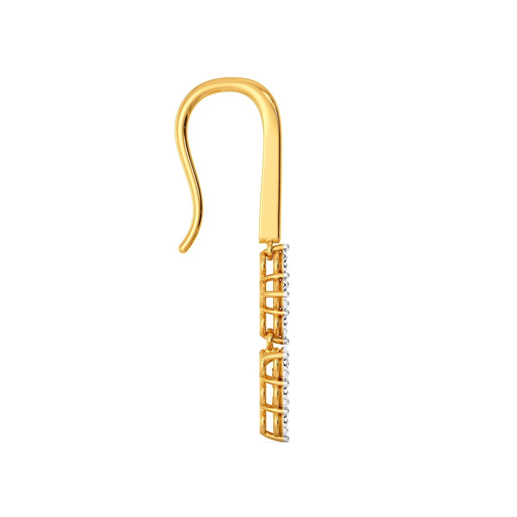 Glitzy Pop Diamond Earrings
