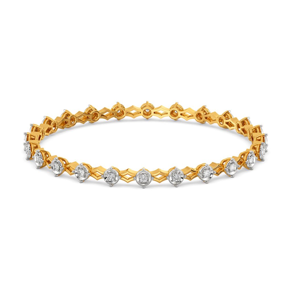 Glitzy Vogue Diamond Bangles