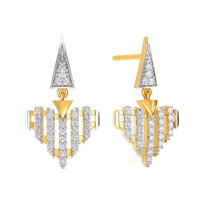 French Milieu Diamond Earrings