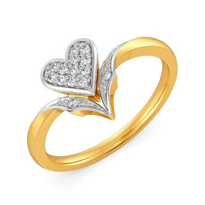 Heart D��cor Diamond Rings