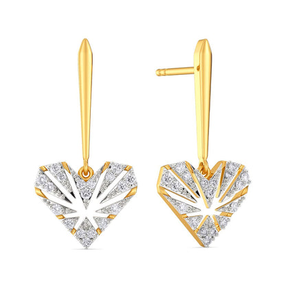 Pattern O Love Diamond Earrings