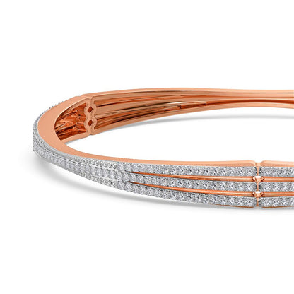 Stem to Shimmer Diamond Bangles