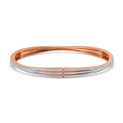 Stem to Shimmer Diamond Bangles