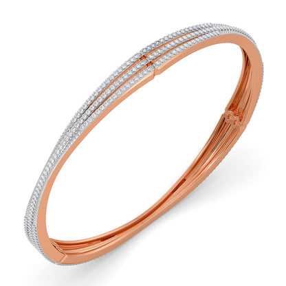 Stem to Shimmer Diamond Bangles