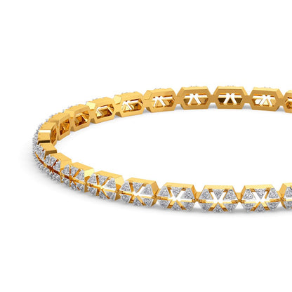 Sash Flash Diamond Bangles