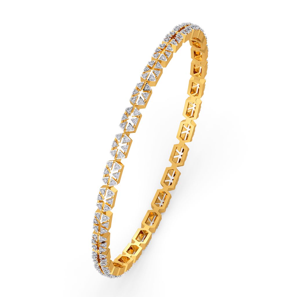 Sash Flash Diamond Bangles