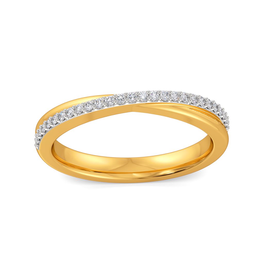 Slant Suave Diamond Rings