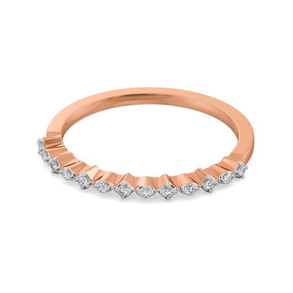 Rhomb Rosettes Diamond Rings