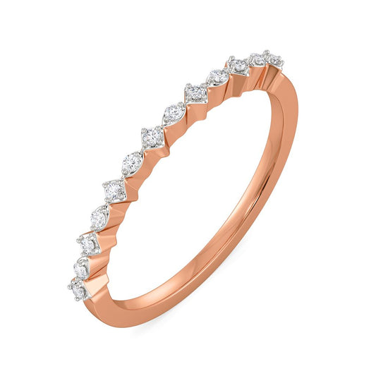 Rhomb Rosettes Diamond Rings