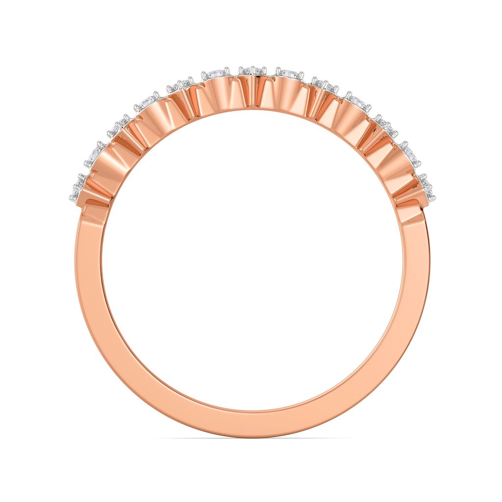 Rhomb Rosettes Diamond Rings