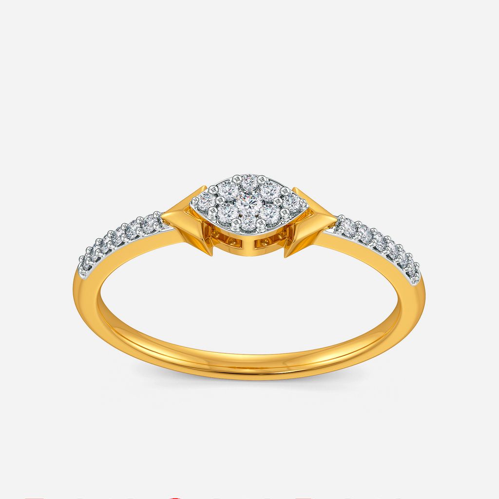 Leafy Leisure Diamond Rings