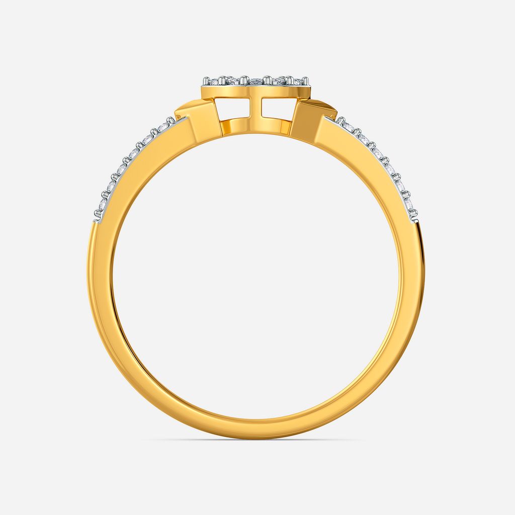 Leafy Leisure Diamond Rings