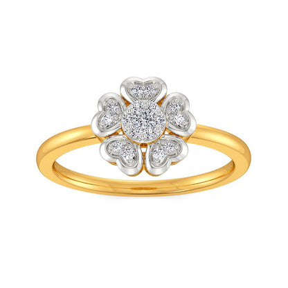 Vogue of Heart Diamond Rings