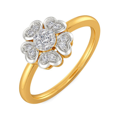 Vogue of Heart Diamond Rings