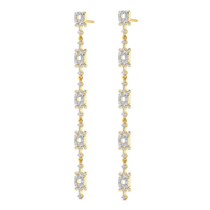 Modern Revival Diamond Earrings