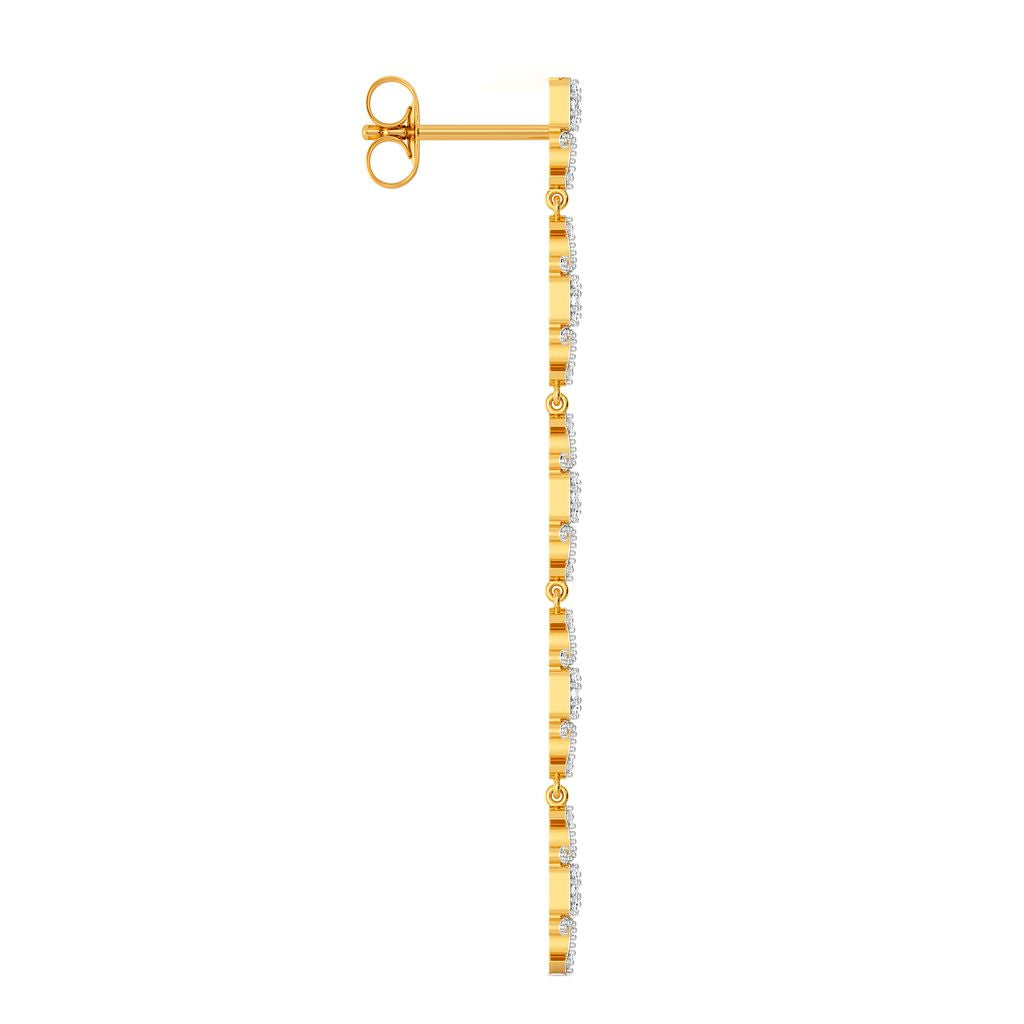 Modern Revival Diamond Earrings