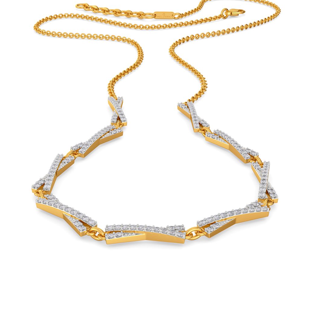 Rows of Bows Diamond Necklaces