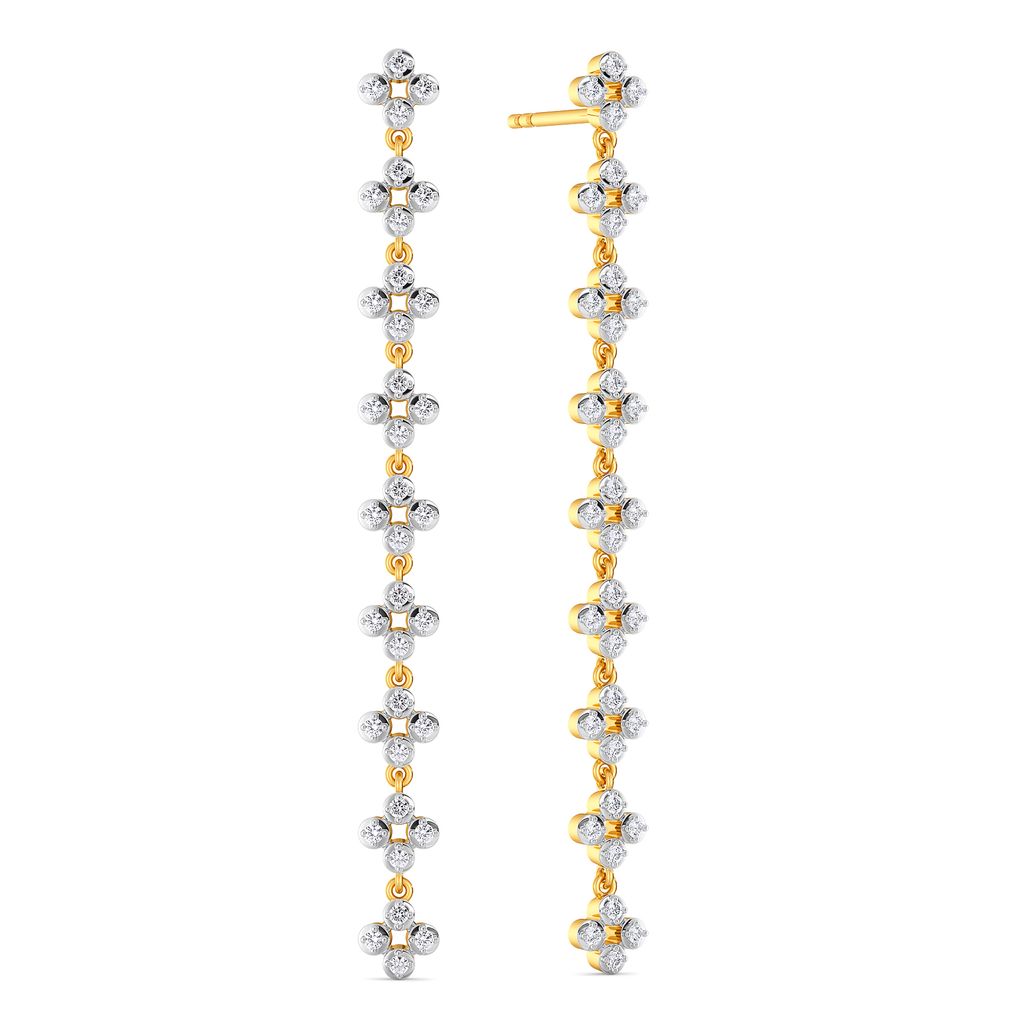 Floret Glow Diamond Earrings