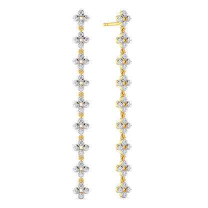 Floret Glow Diamond Earrings