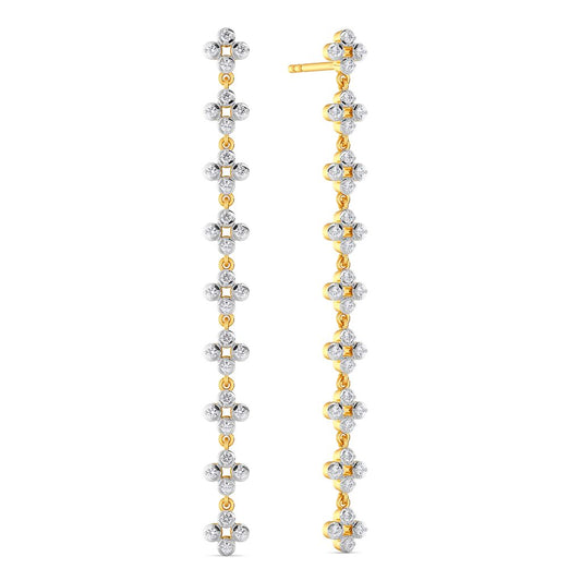 Floret Glow Diamond Earrings