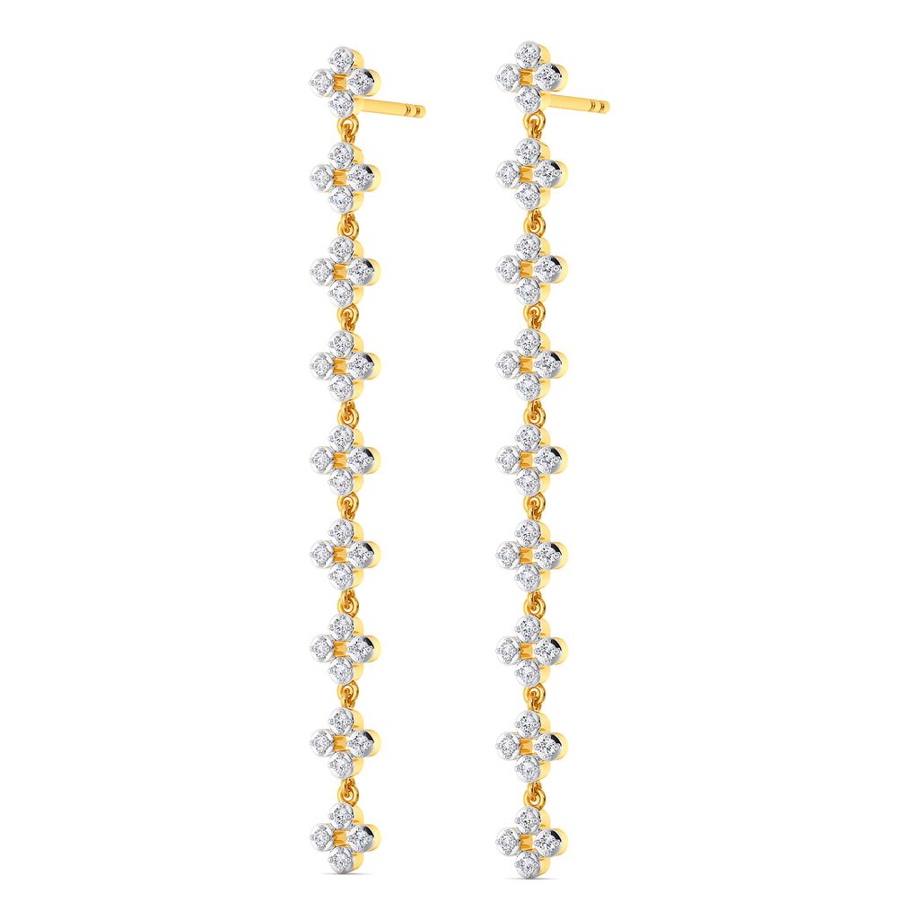 Floret Glow Diamond Earrings