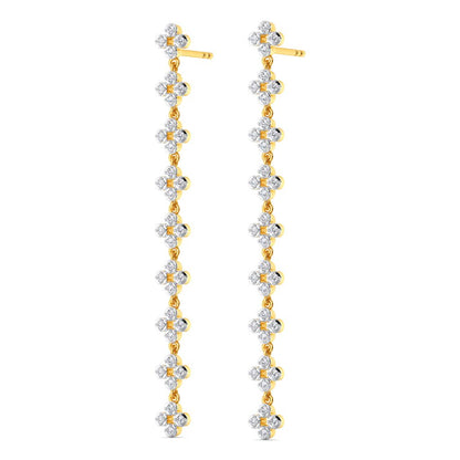 Floret Glow Diamond Earrings
