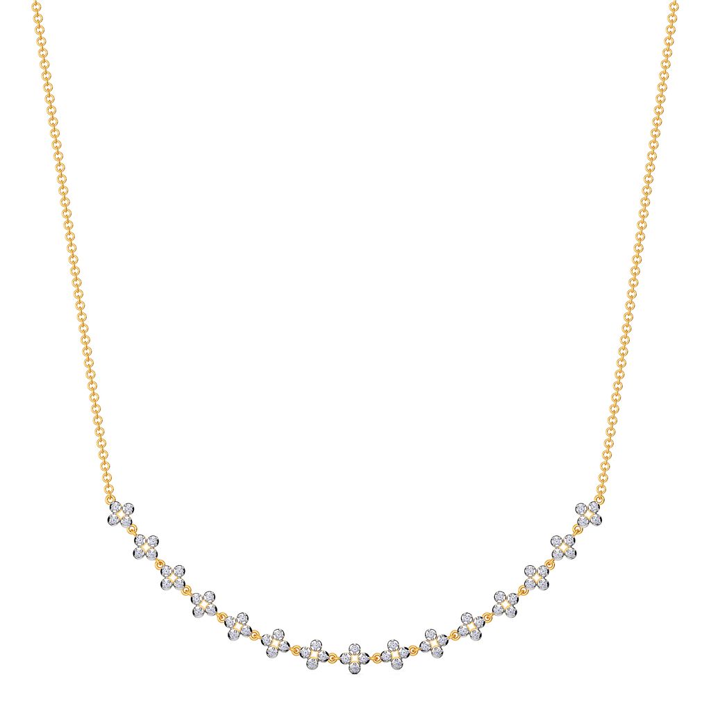Fleur de la Fun Diamond Necklaces