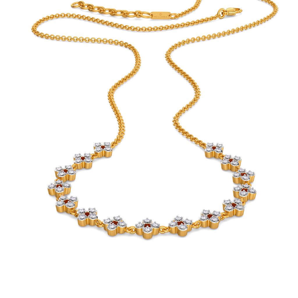 Fleur de la Fun Diamond Necklaces