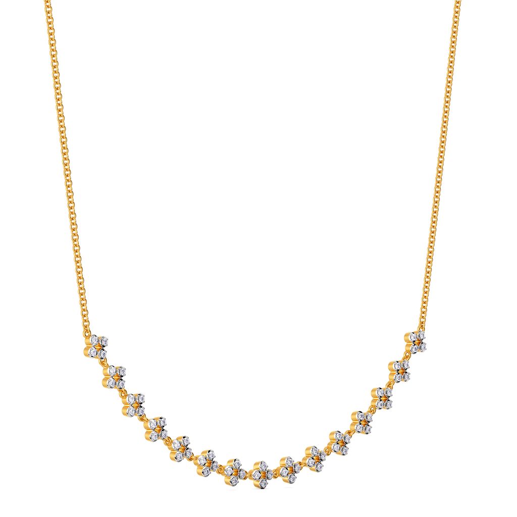 Fleur de la Fun Diamond Necklaces