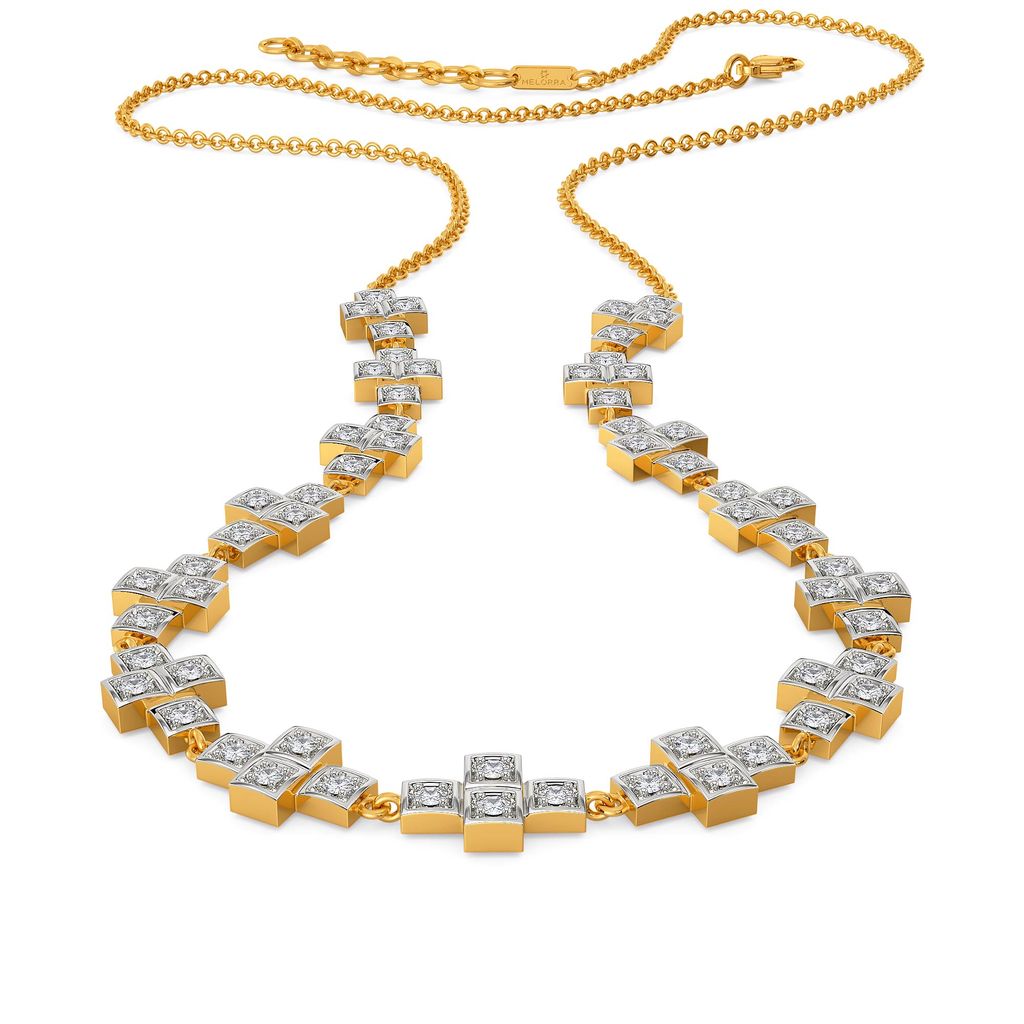 Geo Jaunts Diamond Necklaces